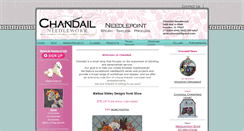 Desktop Screenshot of chandailneedlework.com